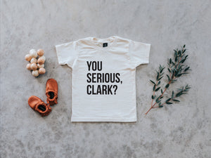 You Serious Clark? Organic Baby Tee • Final Sale