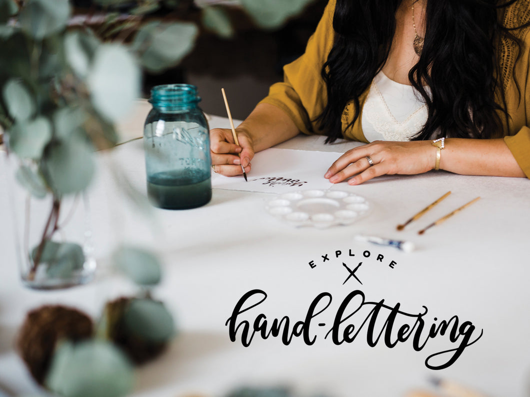 Explore Hand Lettering Workshop Ticket • February 28, 2019