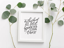 Load image into Gallery viewer, Motherhood Calligraphy Quote Print